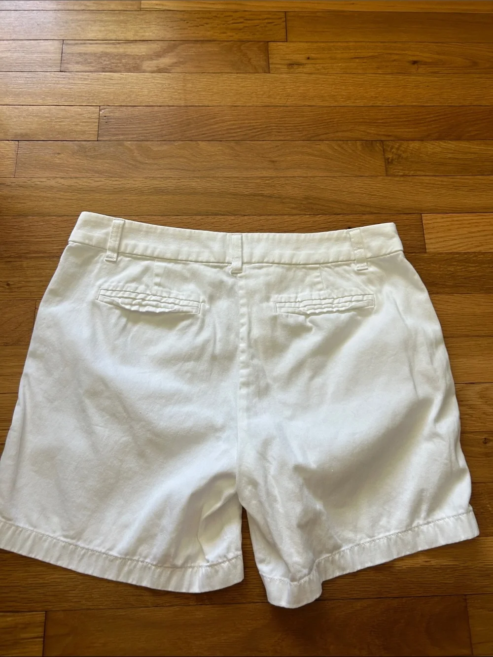 J. Crew White Casual Chino Shorts